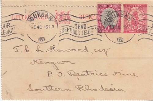 Sudafrica cartolina postale - sudafrica:,