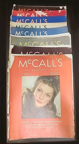 1938 mccall magazine lot - magazine,