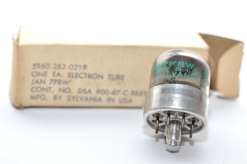 Vintage sylvania jan 7f8w - sylvania,