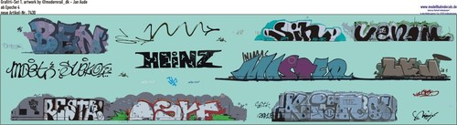 Graffiti set design di - graffiti-set,